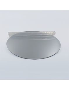 Plaque ronde en zinc poli diamètre 30 cm